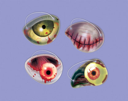 Amscan 6,4 x 5 cm Favor Zombie Papel Ojo Parche favores (12 piezas