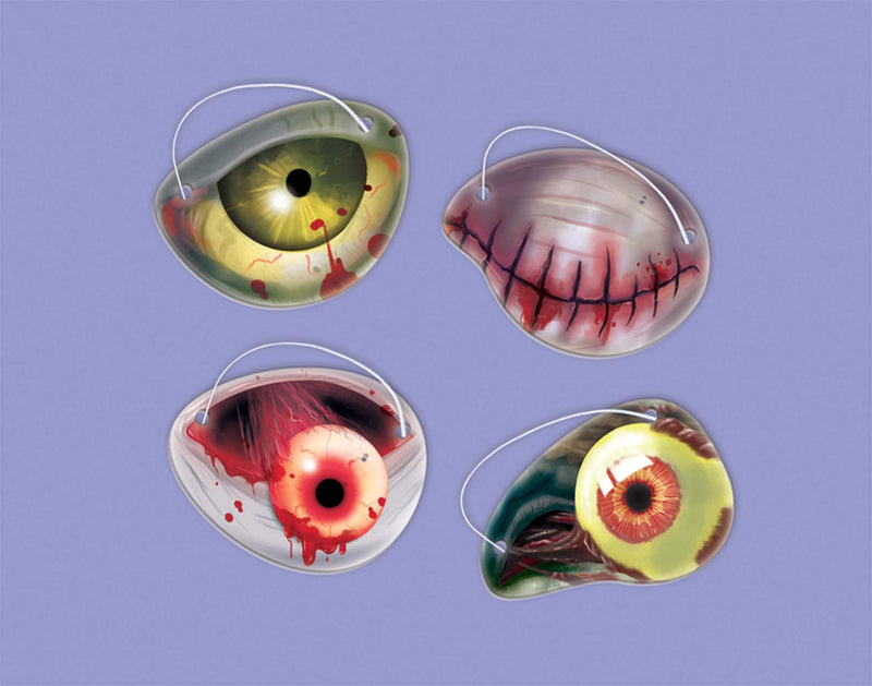 Amscan 6,4 x 5 cm Favor Zombie Papel Ojo Parche favores (12 piezas