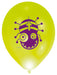 Amscan 9901055 - Palloncini LED Halloween, 4 pezzi, dimensione 27,5 cm, festa di compleanno per bambini, decorazione, festa a tema, Halloween