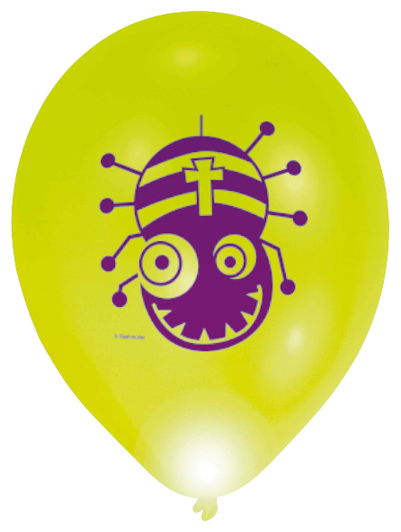 Amscan 9901055 - Palloncini LED Halloween, 4 pezzi, dimensione 27,5 cm, festa di compleanno per bambini, decorazione, festa a tema, Halloween