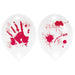 Amscan 9901843 - Halloween Bloody Hands LED 11" Latex Balloons - 4 Pack