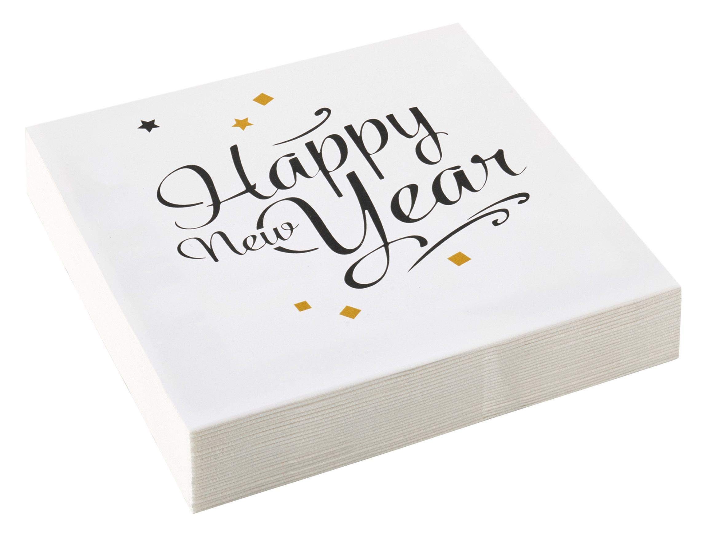 Amscan: Happy New Year 33 X 33 Cm 20 Pcs (Napkins / Tovaglioli)