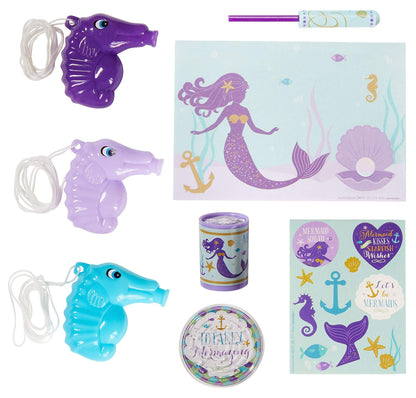 Amscan: Favorvalue Pack Mermaid Wishes 48 Parts