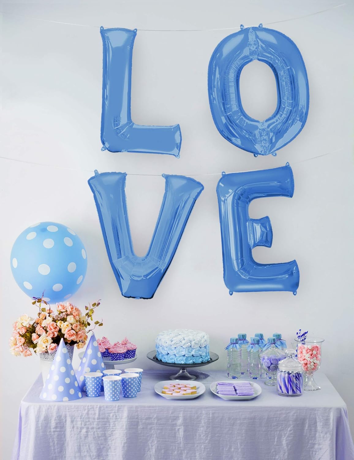 Amscan 3545101 S/Shape: Letter 'Z' Blue