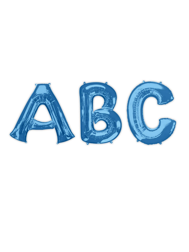 Amscan 3545101 S/Shape: Letter 'Z' Blue