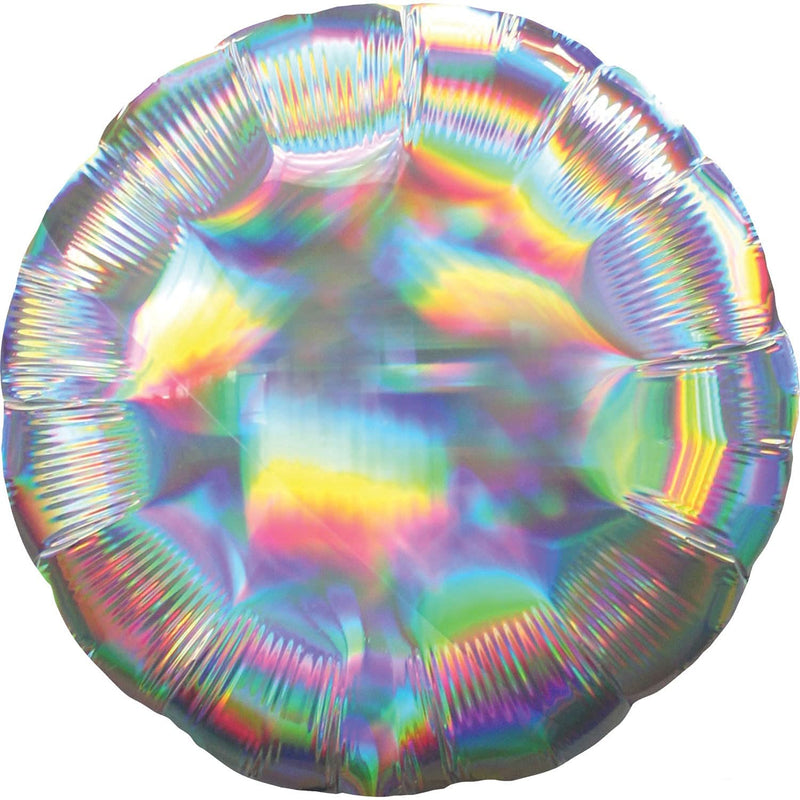 Amscan 3925801 Sd-C:Iridescent Silver Circle