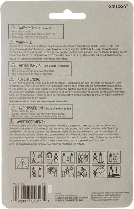 (PKT) Barnyard Birthday Candle Set (4 pc