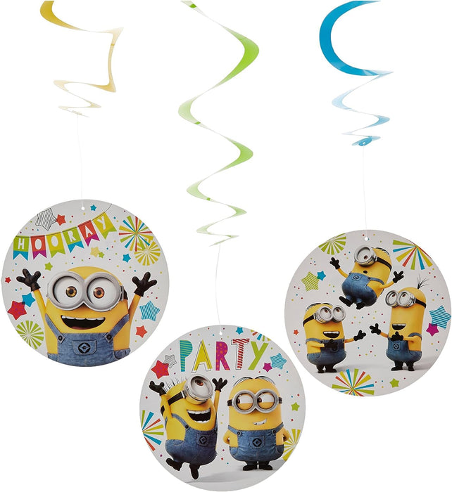 (PKT) Child Despicable Me Swirl Decorations
