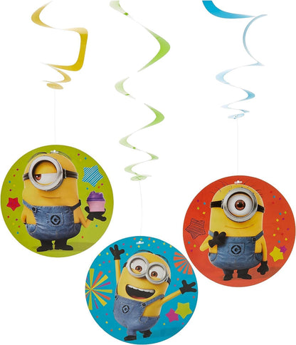 (PKT) Child Despicable Me Swirl Decorations