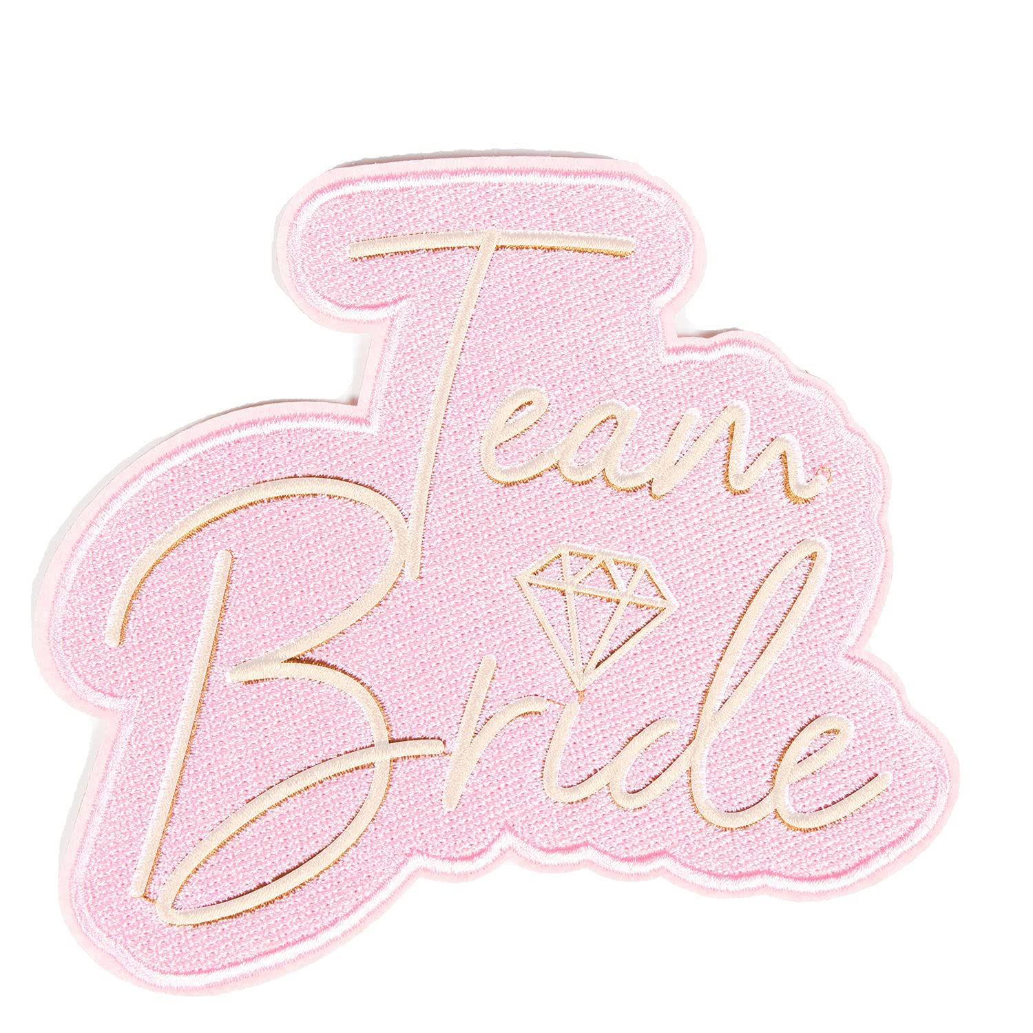 amscan,Multi 9909905 - Team Bride Hen Party Iron-on Patch - 6 Pack