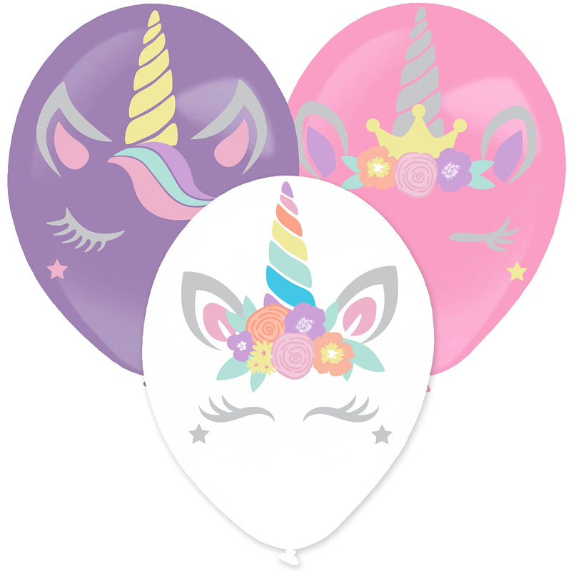 Amscan 9911768 Latex Balloon Set (3 Balloons and Stickers), Multi-Colour