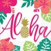 Amscan 511953-66 – 16 Aloha Napkins 33 x 33 cm