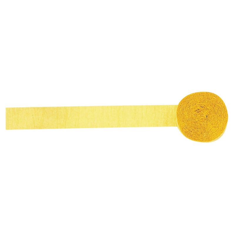 Amscan 18202-09 Streamer Crepe S/C:Yellow Ss