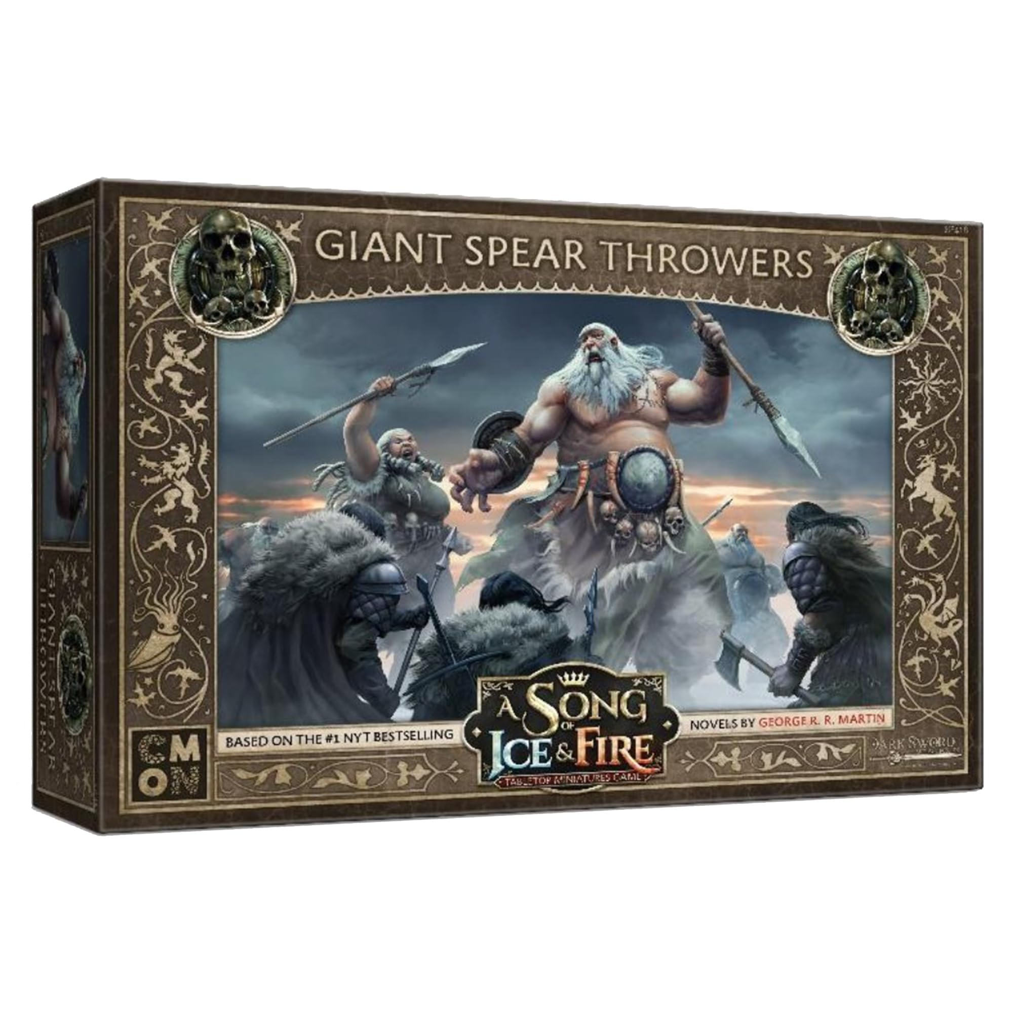 CMON A Song of Ice and Fire Tabletop Miniatures Game Giant Spear Throwers Unit Box - Powerful Ranged Giants! Strategiespiel für Erwachsene, ab 14 Jahren, 2+ Spieler, 45-60 Minuten Spielzeit
