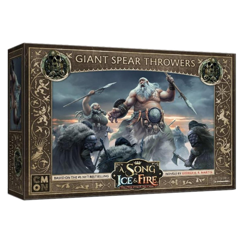 CMON A Song of Ice and Fire Tabletop Miniatures Game Giant Spear Throwers Unit Box - Powerful Ranged Giants! Strategiespiel für Erwachsene, ab 14 Jahren, 2+ Spieler, 45-60 Minuten Spielzeit