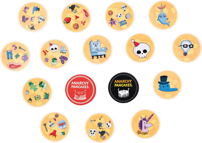 Asmodee | Anarchy Pancakes | Dobble Family Card Game | Ages 8+ | 2-6 Players | 5+ Minutes Playing Time