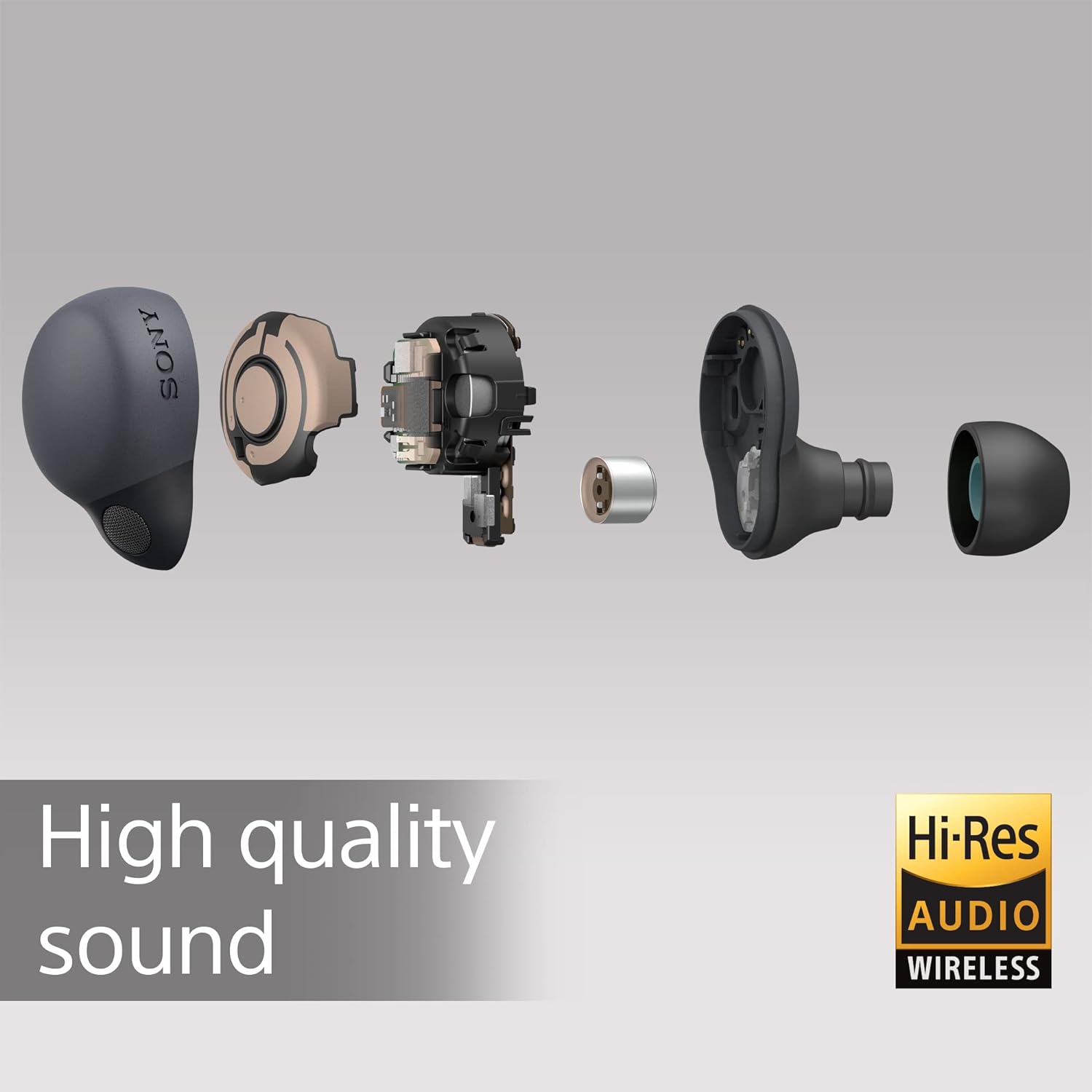Sony LinkBuds S Truly Wireless Noise Cancelling Headphones - Multipoint connection - Ultra light for All-day Comfort with Crystal clear call quality - Up to 20 hours battery life