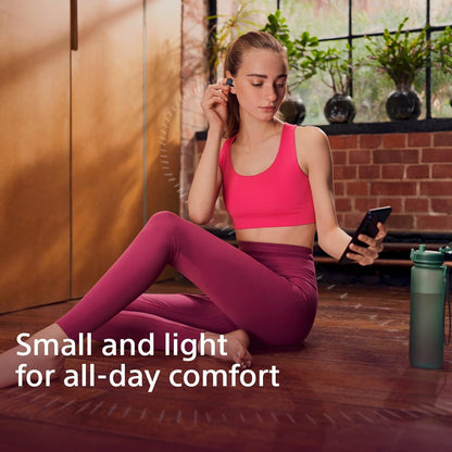 Sony LinkBuds S Truly Wireless Noise Cancelling Headphones - Multipoint connection - Ultra light for All-day Comfort with Crystal clear call quality - Up to 20 hours battery life