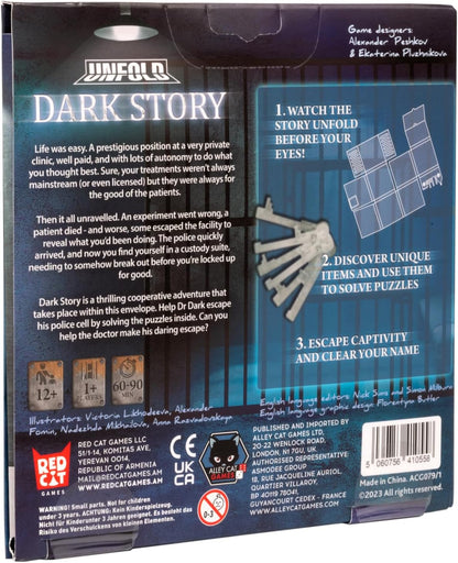 Unfold - Foldable Escape Room Adventure Puzzle Game (Dark Story