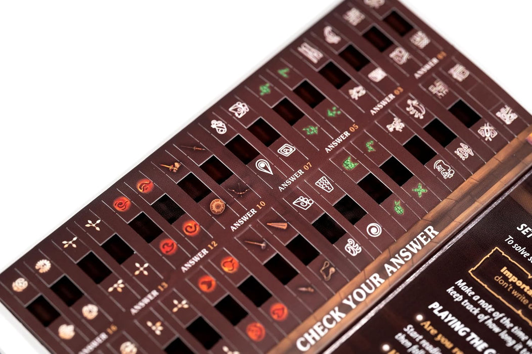 Unfold - Foldable Escape Room Adventure Puzzle Game (Victim of the Pyramid