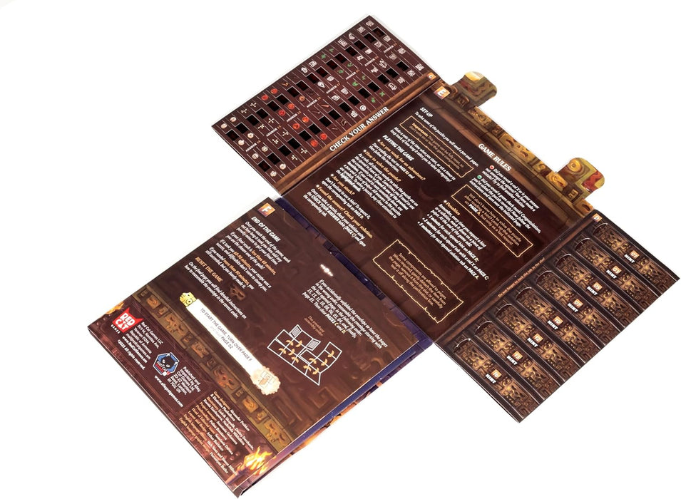 Unfold - Foldable Escape Room Adventure Puzzle Game (Victim of the Pyramid