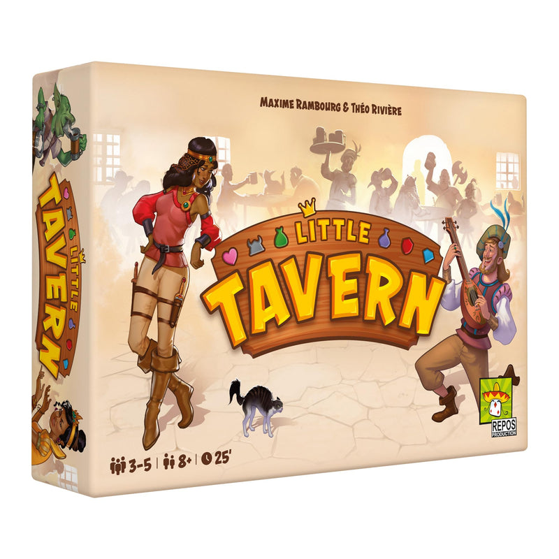Little Tavern Partyspiel - Seat The Best Customers, Sammeln Sie die meisten Tipps und gewinnen Sie! Strategiespiel für Kinder und Erwachsene, ab 8 Jahren, 3-5 Spieler, 25 Minuten Spielzeit