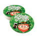 Boland 44905 - St Patrick's Day Beer Mats, Pack of 10, Diameter 10 cm, Cardboard Coasters for Glasses or Cups, Party Accessories, Theme Party