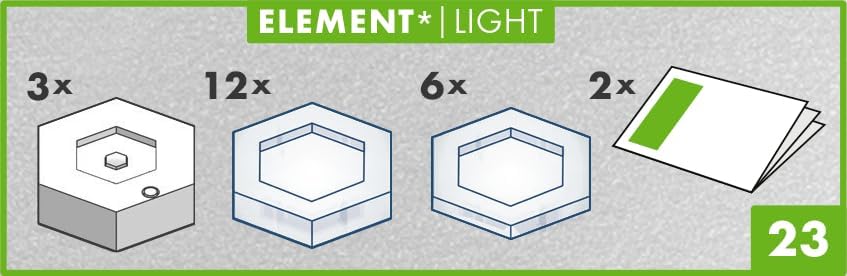 Ravensburger Verlag GmbH Ravensburger GraviTrax POWER Element Light 27467 - Elektronische accessoires voor spectaculaire balruns voor kinderen van 8 jaar en ouder. Kan worden gecombineerd met alle sta