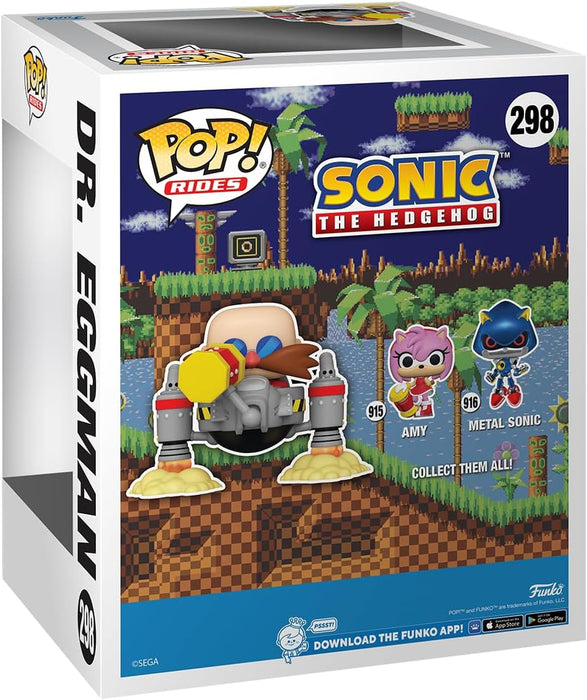 Funko Pop! Rides: Sonic - Dr. Eggman - Sonic the Hedgehog - Collectable Vinyl Figure - Gift Idea - Official Merchandise - Toys for Kids & Adults - Games Fans - Model Figure for Collectors and Display