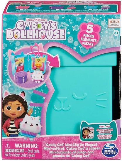 Gabby's Dollhouse Cakey Cat Mini Box Room 5 Items