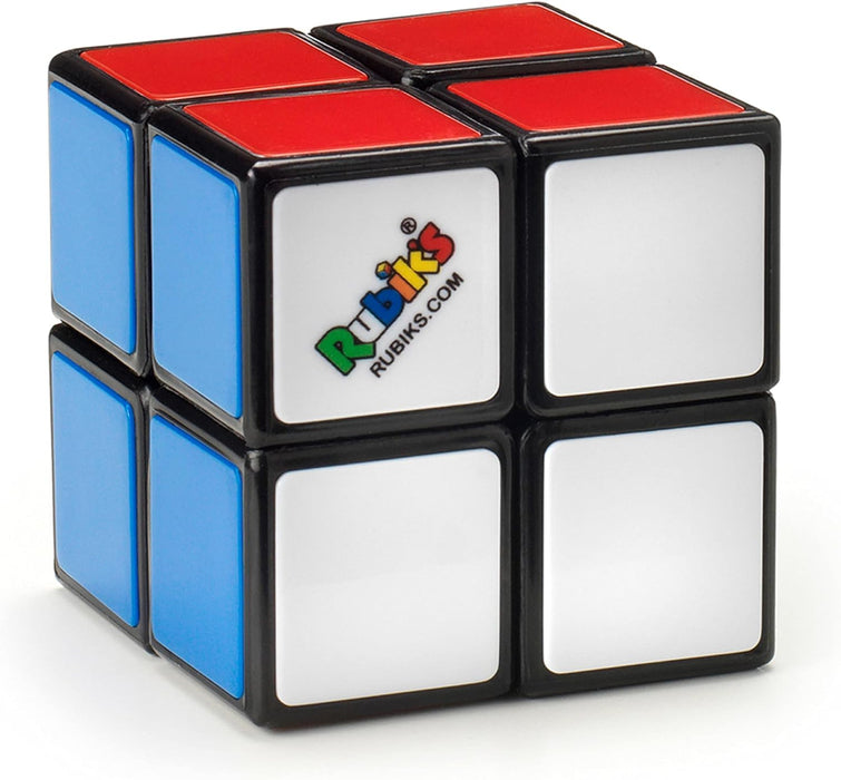 Rubik'S, SPIN MASTER, el Cubo de Rubik'S 2 x 2 Mini, el Original, con 2 Capas de 4 Cubos, Rompecabezas Profesional con combinación de Colores, de Bolsillo, Apto para niños a Partir de 8+