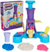 Kinetic Sand - ARENA MÁGICA - JUEGO DE HELADOS - 400 g de Arena Moldeable, 2 Conos de Helado y 2 Herramientas - Kit Manualidades Niños - 6068385 - Juguetes Niños 5 Años +