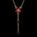 HARRY POTTER officieel gelicenseerde Hermione's rode kristallen kostuum ketting