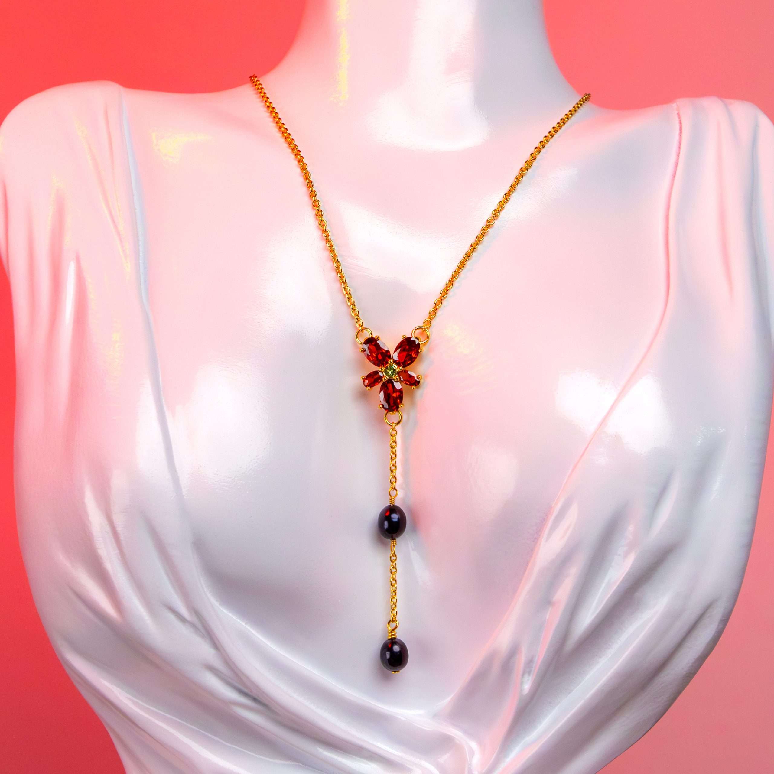 HARRY POTTER officieel gelicenseerde Hermione's rode kristallen kostuum ketting