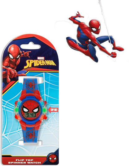 Disney Marvel Spiderman printed silicone Strap Watch SPD4504