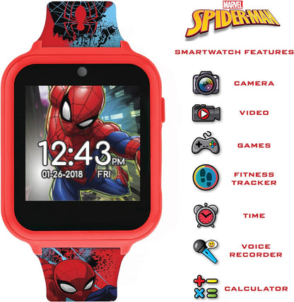 Spiderman Unisex Kinder Digitaluhr Digitalanzeige und Silikonarmband SPD4588