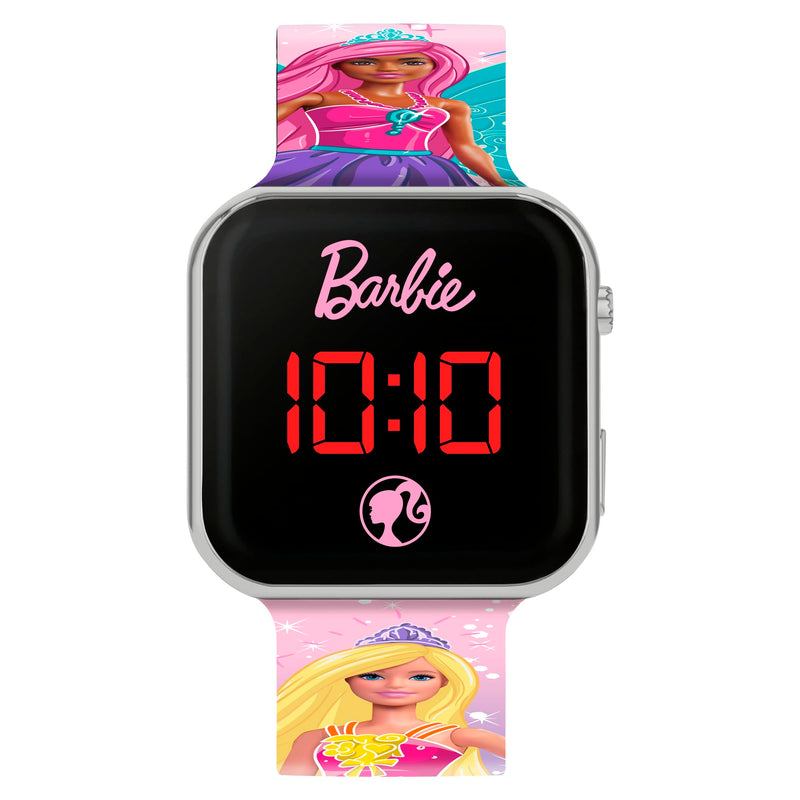 Barbie Multicoloured Strap LED Watch BDT4144