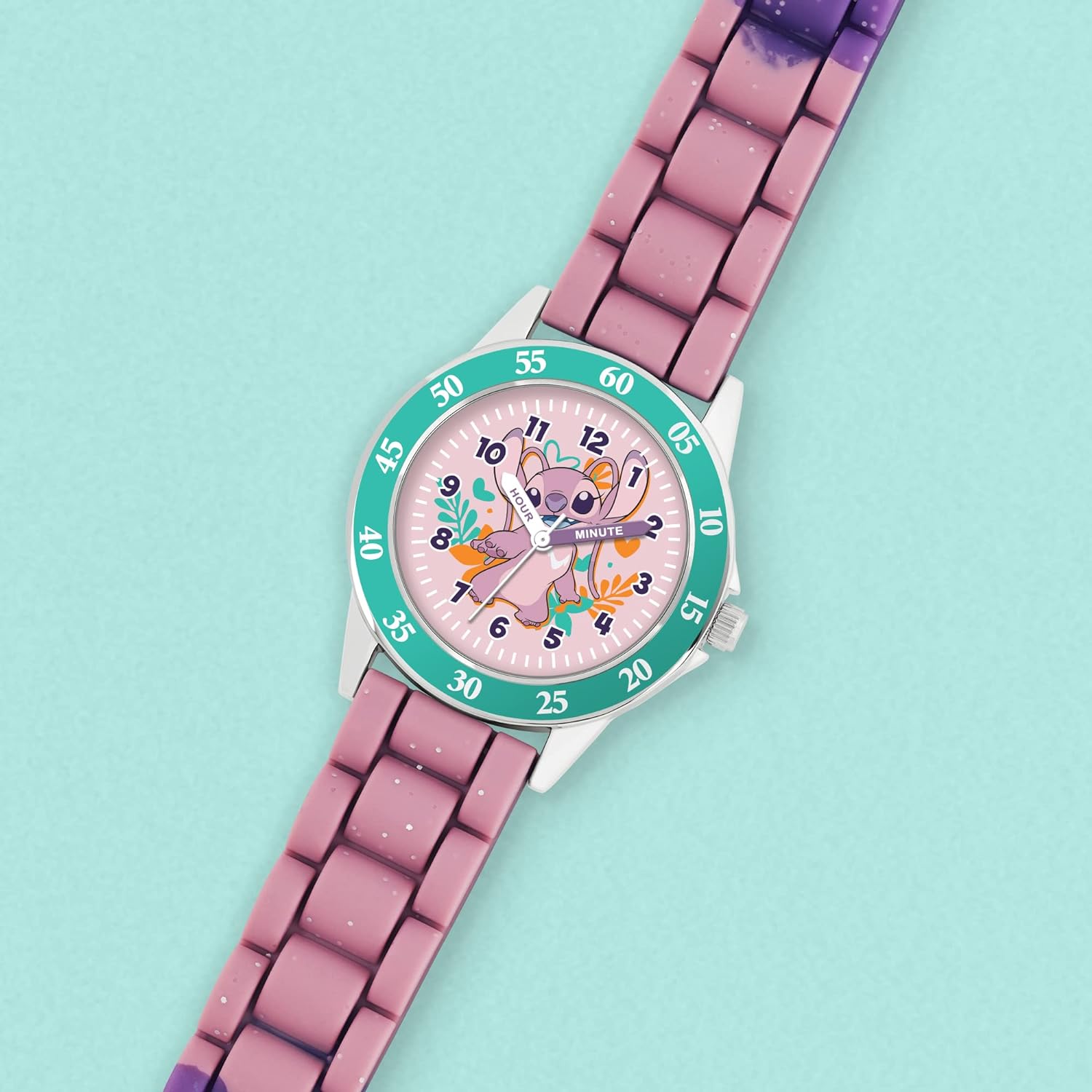 Disney Angel Printed Dial Time Teacher Watch