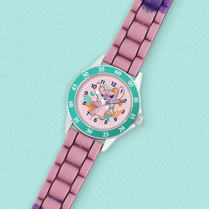 Disney Angel Printed Dial Time Teacher Watch