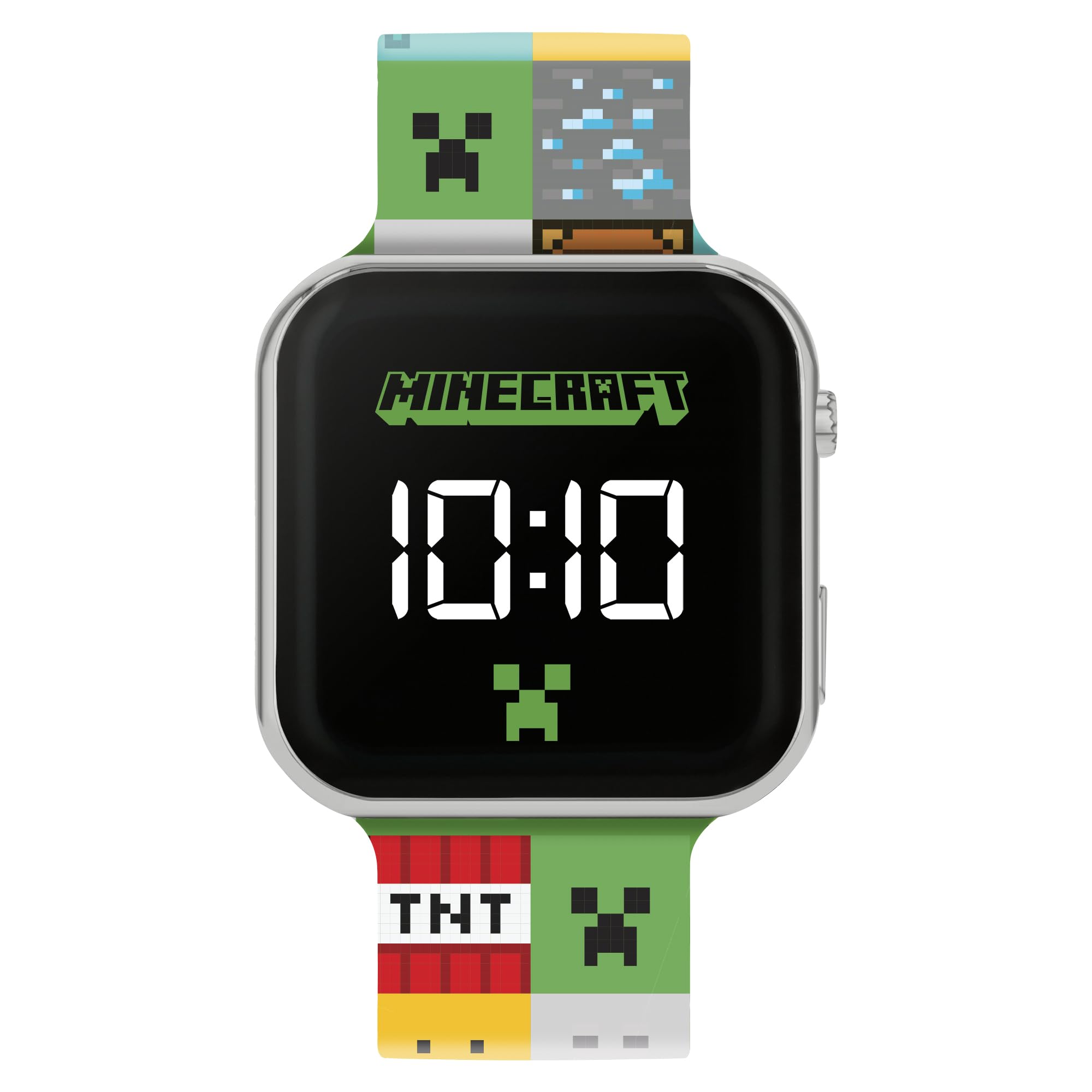 Minecraft Printed LED Watch
