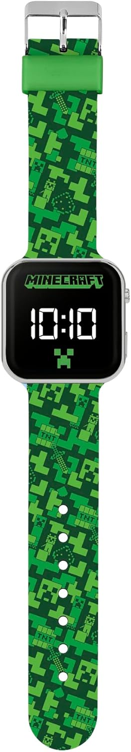 Minecraft Printed LED Watch