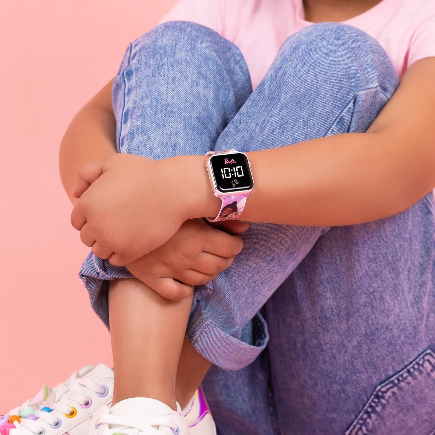 Accutime Disney Barbie LED Watch
