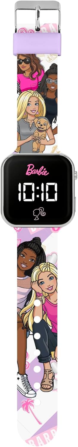 Accutime Disney Barbie LED Watch