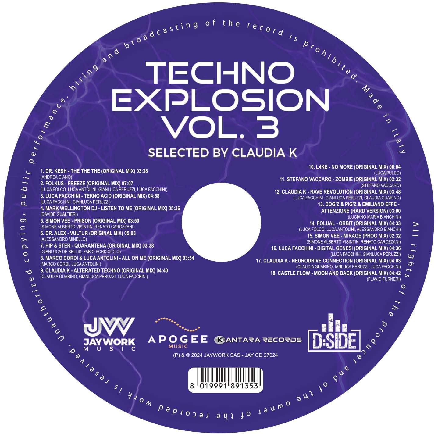 Techno Explosion Vol 3