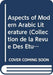 Aspects of Modern Arabic Literature