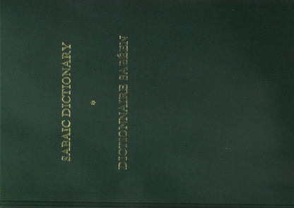 Sabaic Dictionary (English-French-Arabic). Dictionnaire sabéen (anglais-français-arabe)