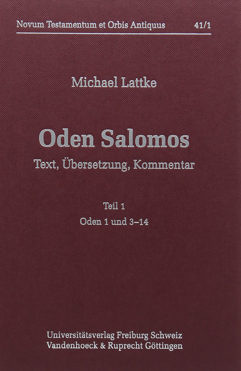 Oden Salomos. Teil 1