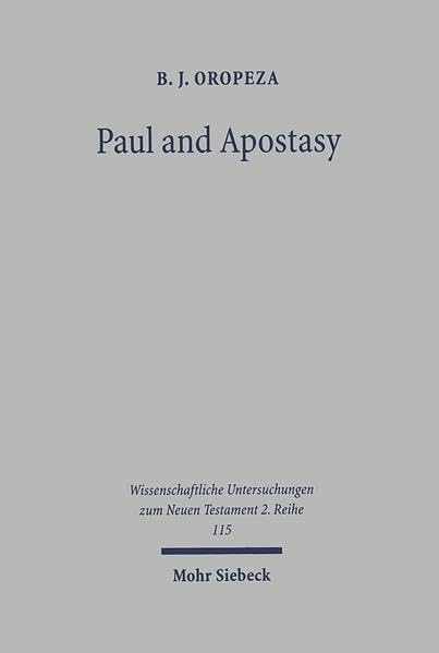 Paul and Apostasy