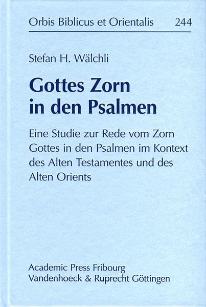 Gottes Zorn in den Psalmen