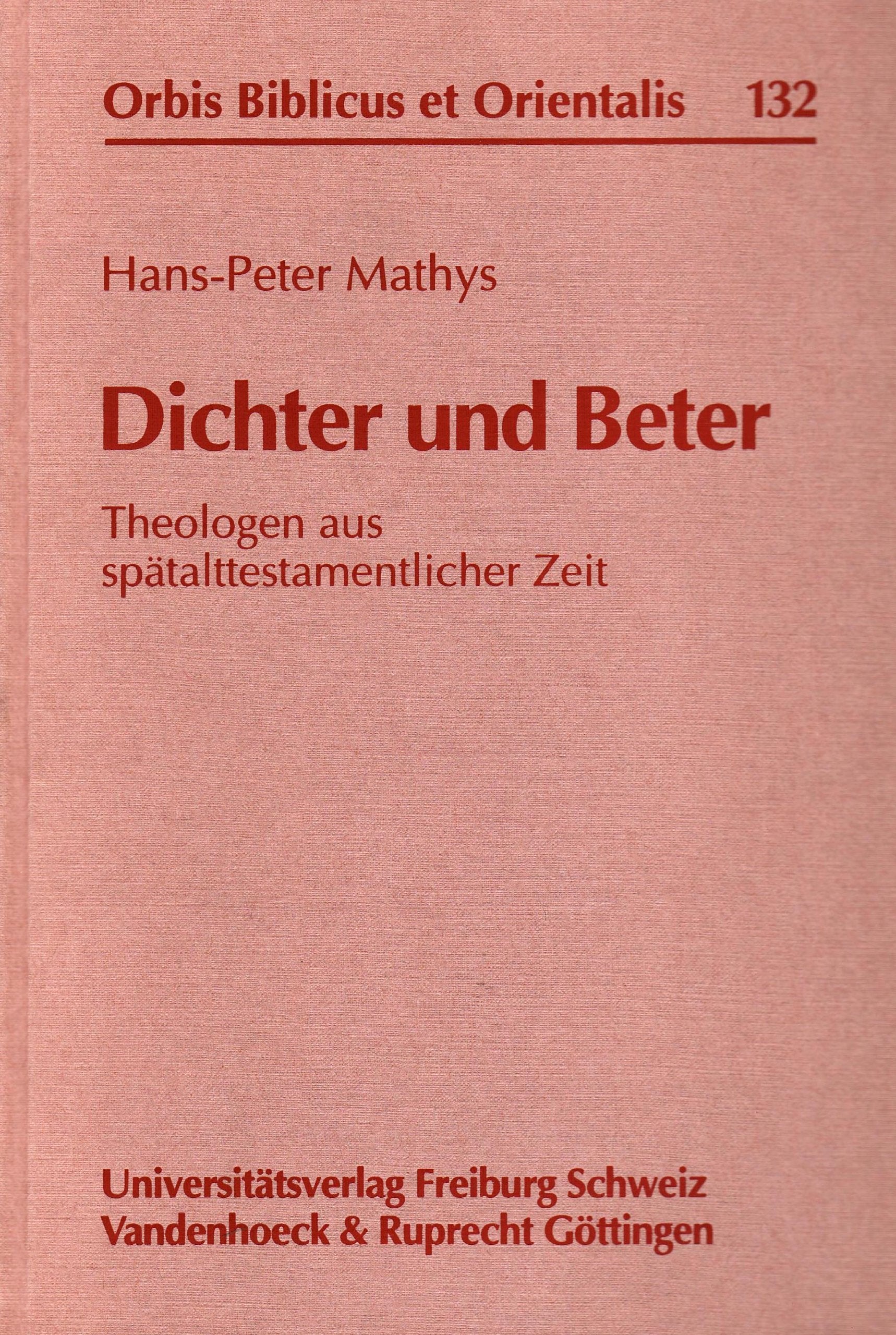 Dichter und Beter